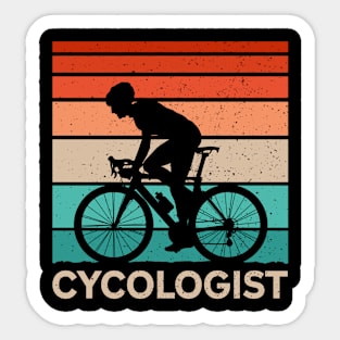 Cycologist - Funny Cycling Lover Sticker